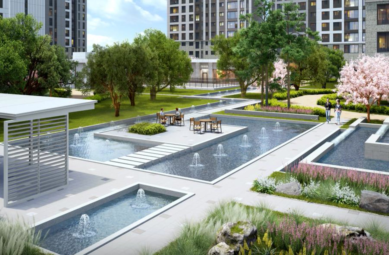1,783세대 대단지 자이 엘리시안가든(2단지) 투시도