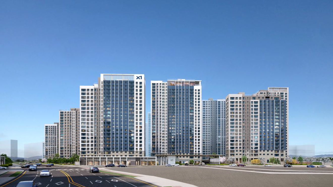1,783세대 대단지 자이 투시도 이미지컷